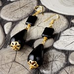 beads earrings, gemstone beads earrings, beads earrings for women